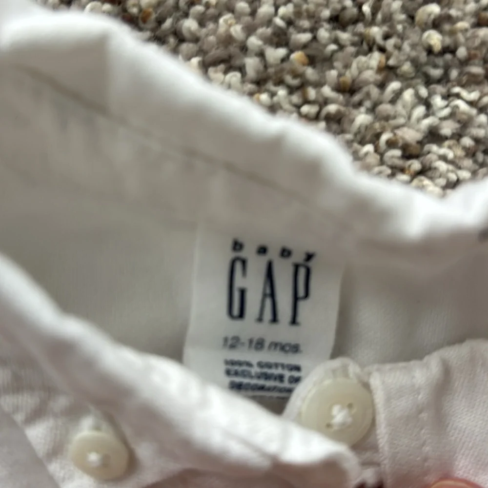 Vintage Baby GAP White and Pink Gingham Sleeveless sundresses